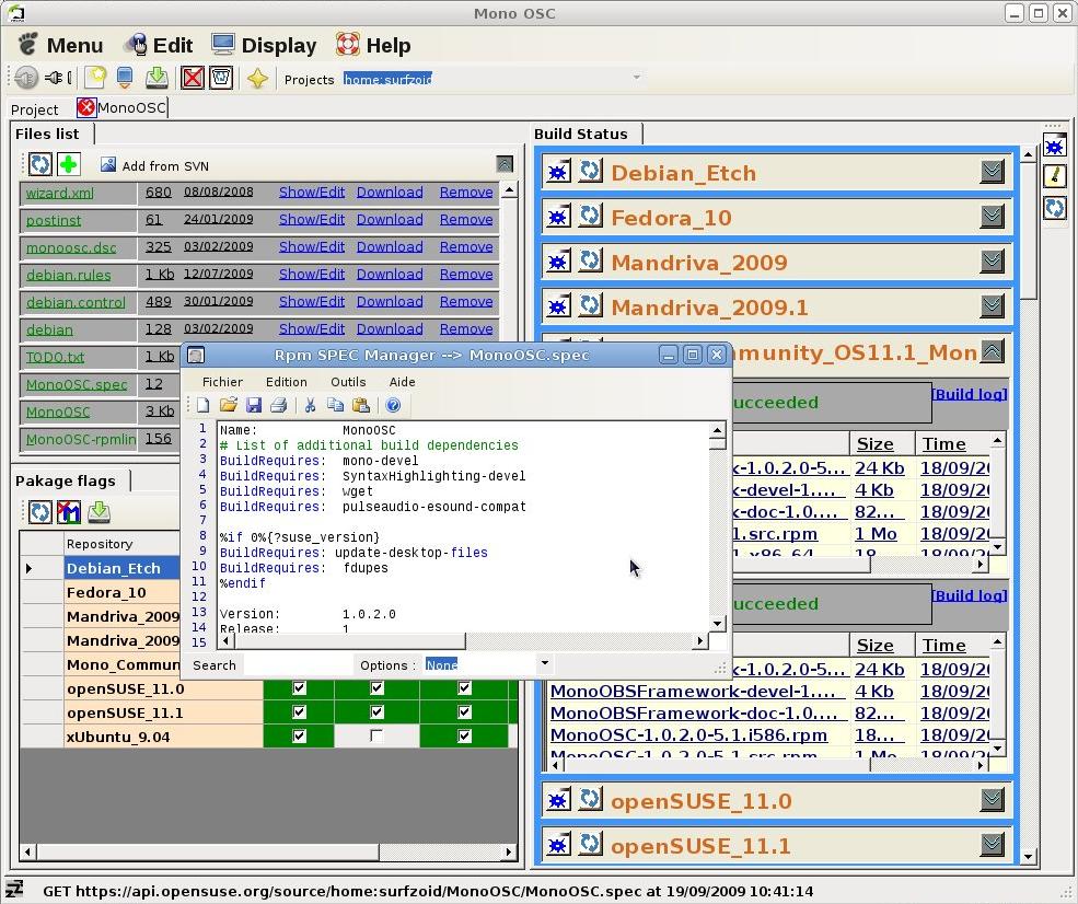 Graphical user interface (GUI) and Framework